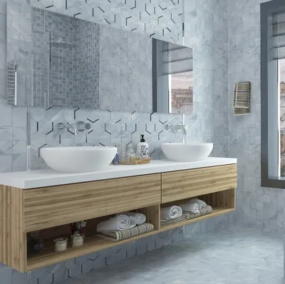 Фотографии кафельной плитки для ванной комнаты в Full HD