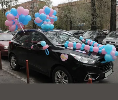 Фотки: Как стильно и оригинально украсить машину на выписку из роддома