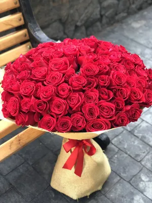 Восхитительная картинка букета из 101 розы
