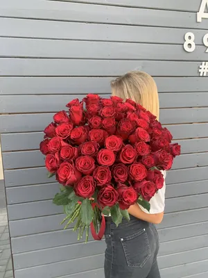 Фото букета из 51 розы: уникальная картина бесконечной красоты