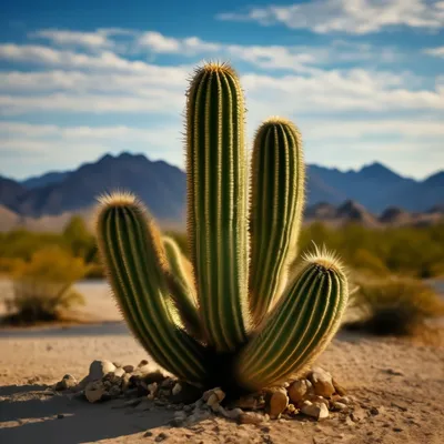 Кактусы в пустыне: фотографии для скачивания