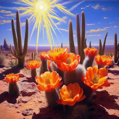 Фотографии пустынных кактусов: красота природы в ее самом непривычном виде