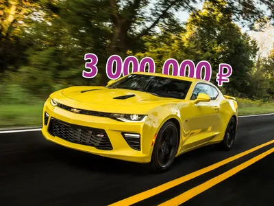 Изображение Chevrolet Camaro: выберите настройки в размере и формате