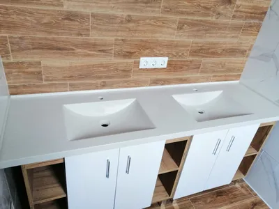 Фотографии каменной столешницы в ванной: вдохновение для обновления вашего пространства
