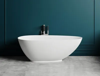 Уникальная каменная ванна в ванной комнате