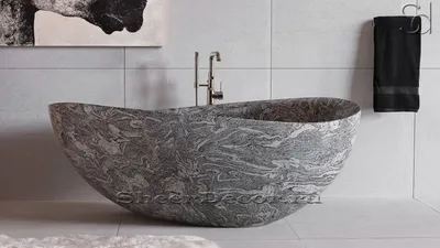 Каменная ванна: выберите изображение для ванной комнаты