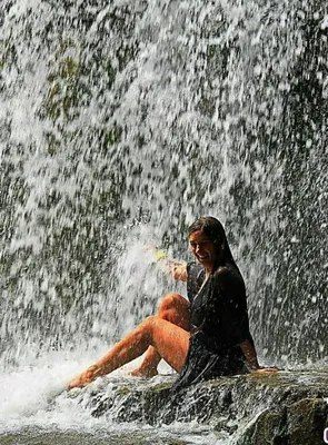 Скачать фото водопада Камышлинский бесплатно