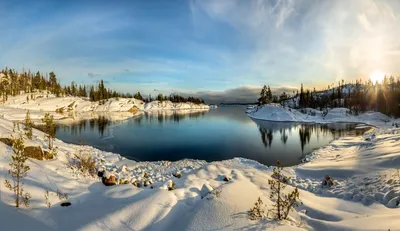Карелия зимой: Зимний рай для глаз