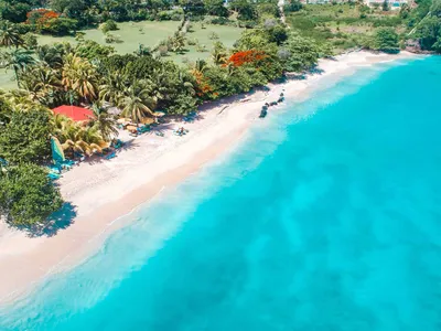 Фото Карибы пляж - фотографии пляжей с белым песком
