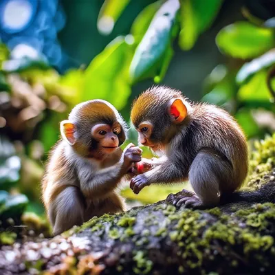 Самые милые обезьянки в формате Full HD
