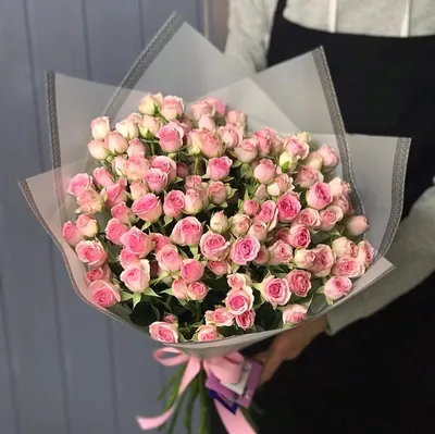 Фотография букета карликовых роз - размер M, формат jpg