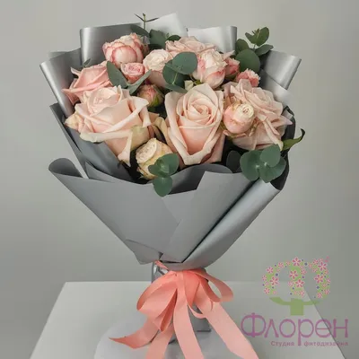 Фотография букета карликовых роз: загадочная элегантность
