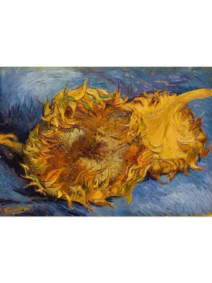 Фото Подсолнухи - великолепное произведение искусства Ван Гога
