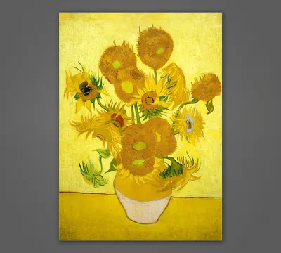 Картина Ван Гога Подсолнухи - воплощение гениальности и таланта