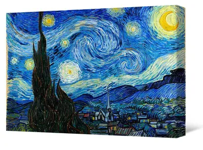 Фотография Звездной ночи Ван Гога: воплощение художественной экспрессии