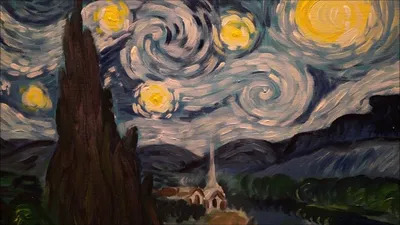 Картина Ван Гога Звездная ночь: фото и впечатляющая эмоциональность