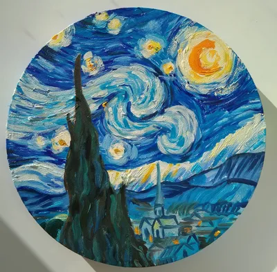 Картина Ван Гога Звездная ночь в HD