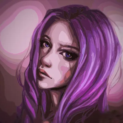 Фото девушек с фиолетовыми волосами: самые популярные снимки
