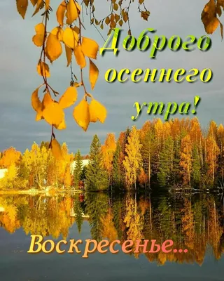 Новые изображения Утро воскресенья осенью