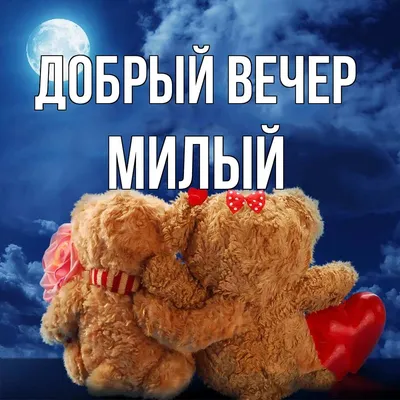 Картинки добрый вечер милый. Новые изображения в HD, Full HD, 4K