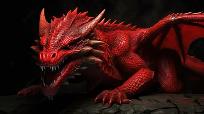 Красные драконы: лучшие изображения