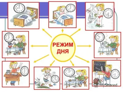 Картинки на тему распорядок дня фотографии