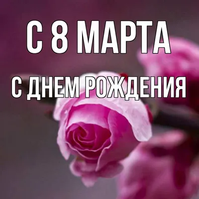 Фото с днем рождения 8 марта: выберите формат для скачивания - JPG, PNG, WebP