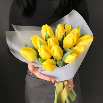 Изображения С Днем Рождения Желтые Тюльпаны в формате png