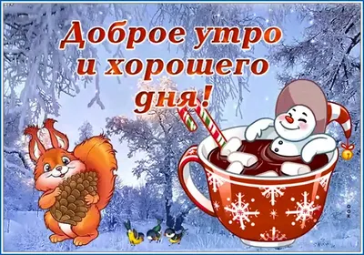 Зимнее утро: встреча с новым днем
