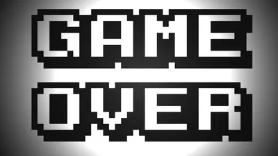 Картинки с надписью Game Over в формате JPG, PNG, WebP