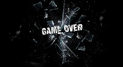 Интригующие иллюстрации с надписью Game Over