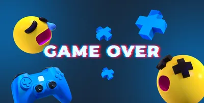 Картинка с надписью Game Over для скачивания бесплатно