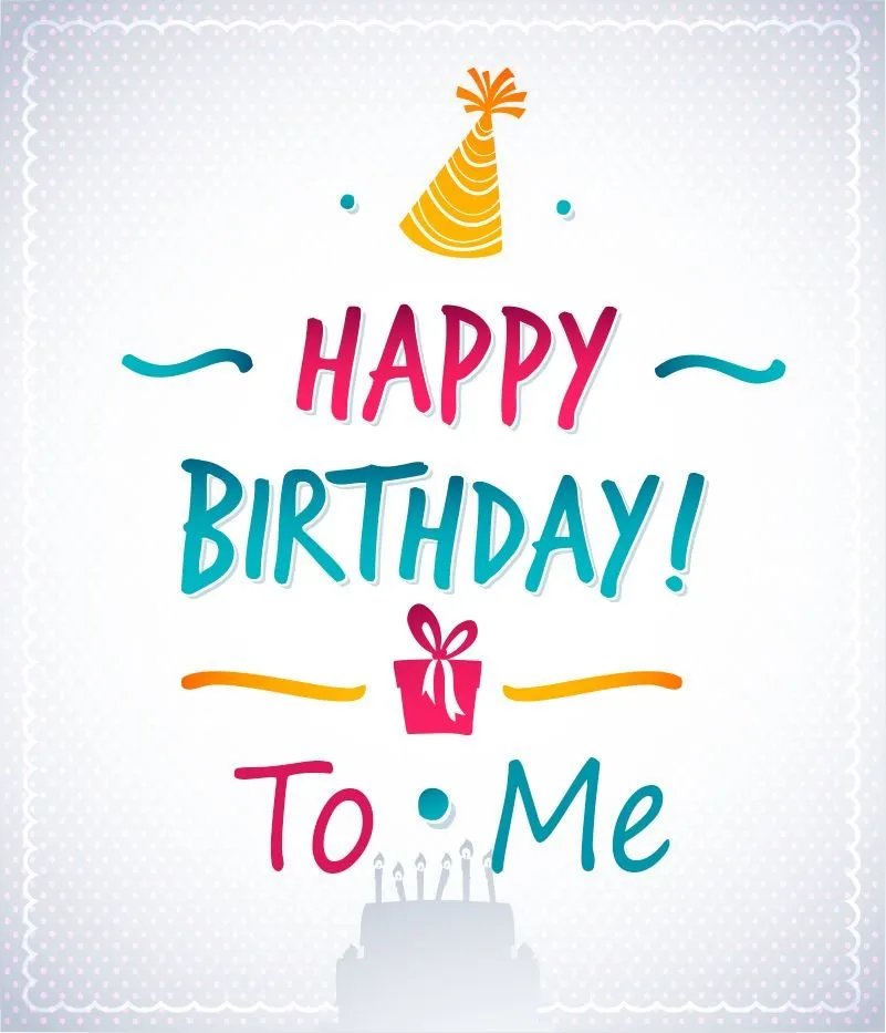 Стоковые векторные изображения по запросу Happy birthday to me