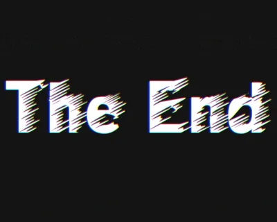 Изображения The End в формате JPG, PNG, WebP