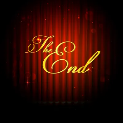 Картинки The End для проекта в формате JPG, PNG, WebP