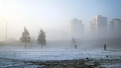 Зимний город просыпается: фото утреннего пробуждения