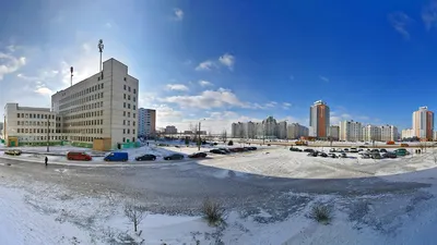 Картинки зимнего утра в городе - выберите размер и формат