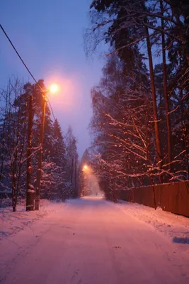 Фото зимнего вечера в городе - качественные изображения для скачивания бесплатно