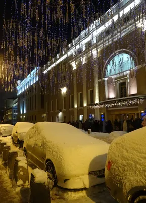 Зимний вечер в городе: фотографии архитектуры