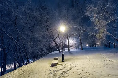 Зимний вечер в городе: фотографии улиц