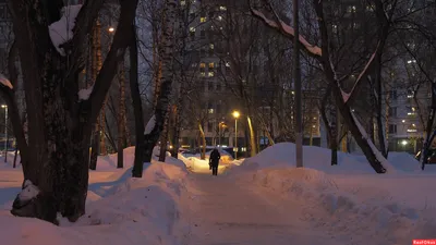 [69+] Картинки зимний вечер в городе фото