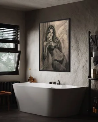 Картины для ванной комнаты: выберите изображение для поднятия настроения