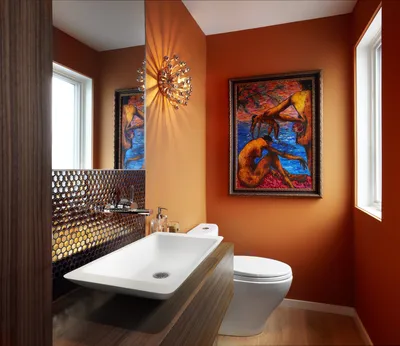 Украсьте свою ванную комнату красивыми картинами