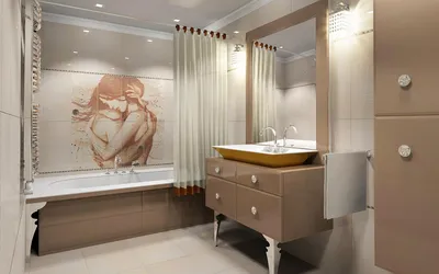 Искусство в ванной комнате: превратите ее в оазис релаксации