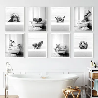 Картины для ванной комнаты: добавьте нотку искусства в свою жизнь