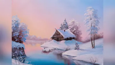 Картины маслом с изображением зимы