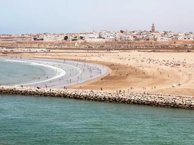 Фото пляжей Касабланки с яркими красками