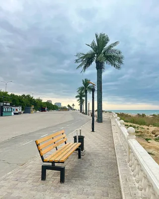 Картинка с прекрасным видом на Каспийское море в актау