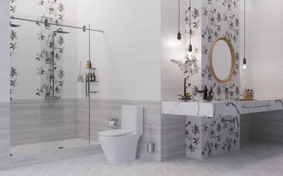 Керамическая плитка для ванной: фото современных и классических дизайнов