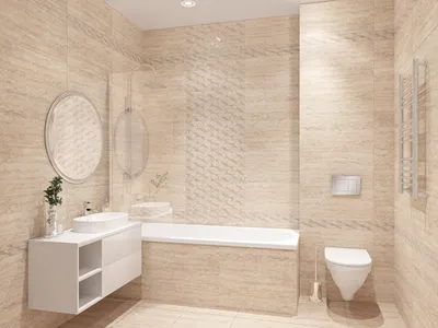 Эксклюзивные варианты керамической плитки для ванной комнаты